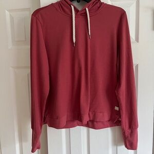 Vuori Halo Essentials Hoodie in Dusty Rose Pink - Please Read for Size